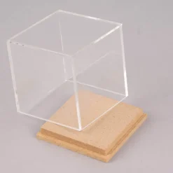 Rico Design Dekohaube Würfel Kunststoff Holz 6x6x6,5cm