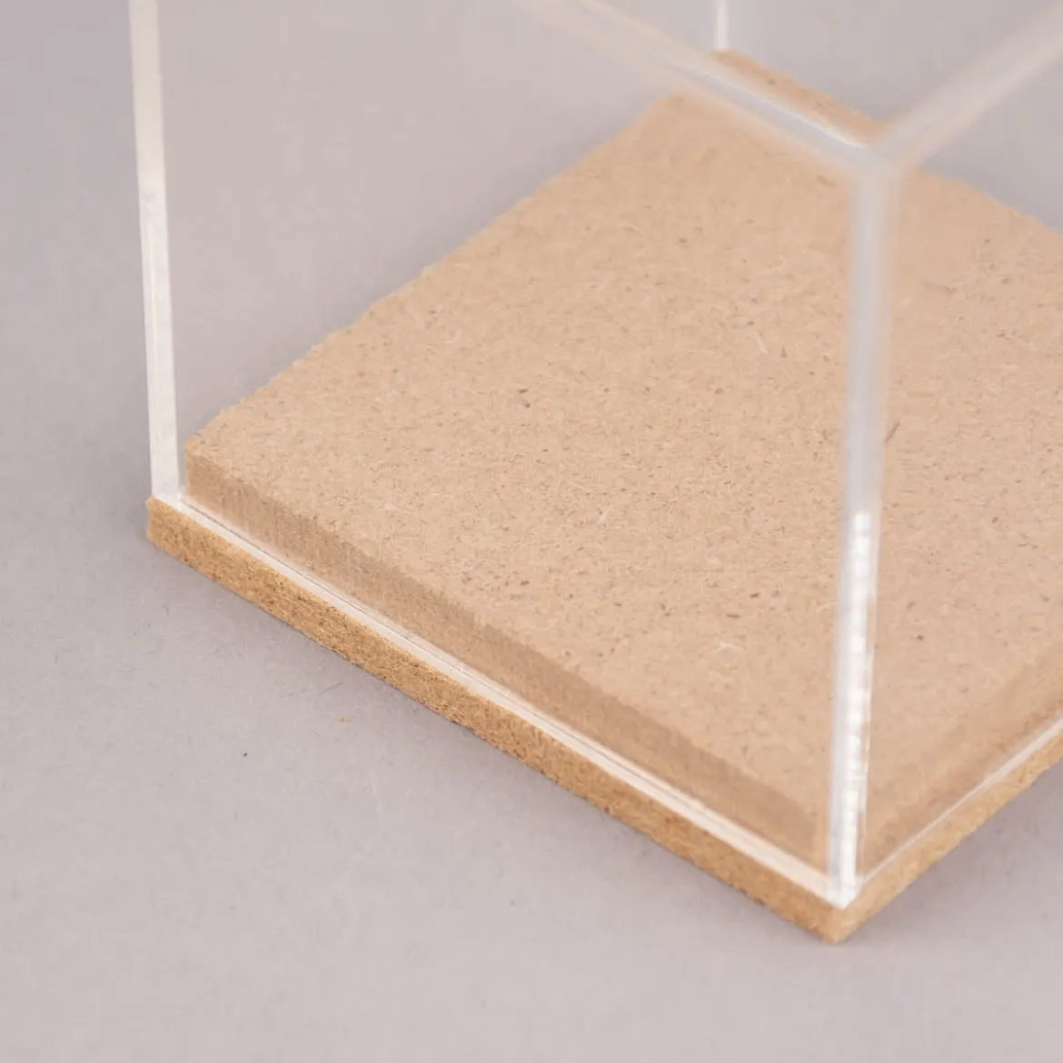 Rico Design Dekohaube Würfel Kunststoff Holz 6x6x6,5cm