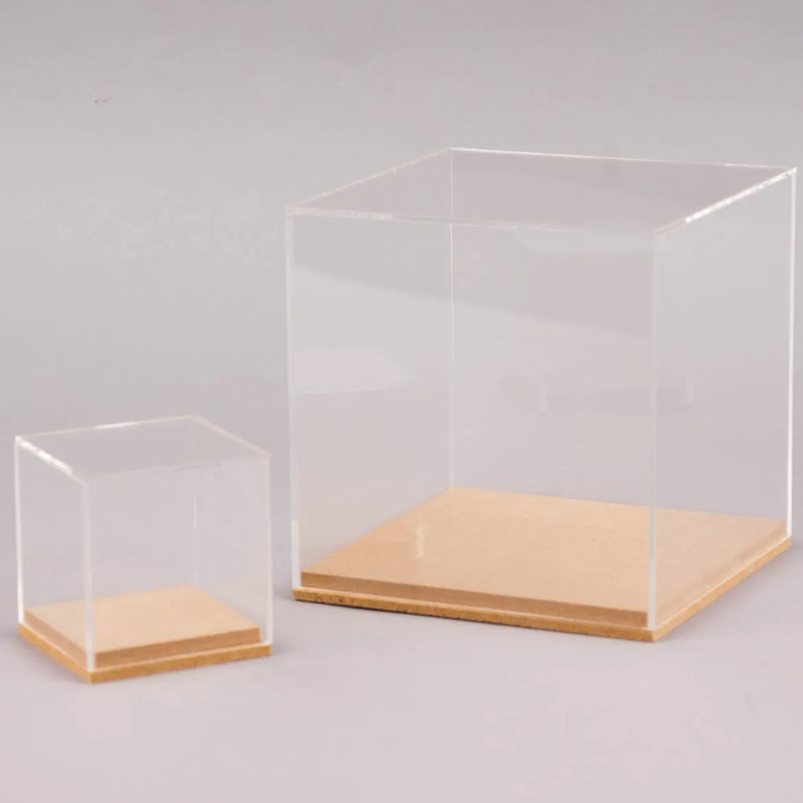 Rico Design Dekohaube Würfel Kunststoff Holz 6x6x6,5cm