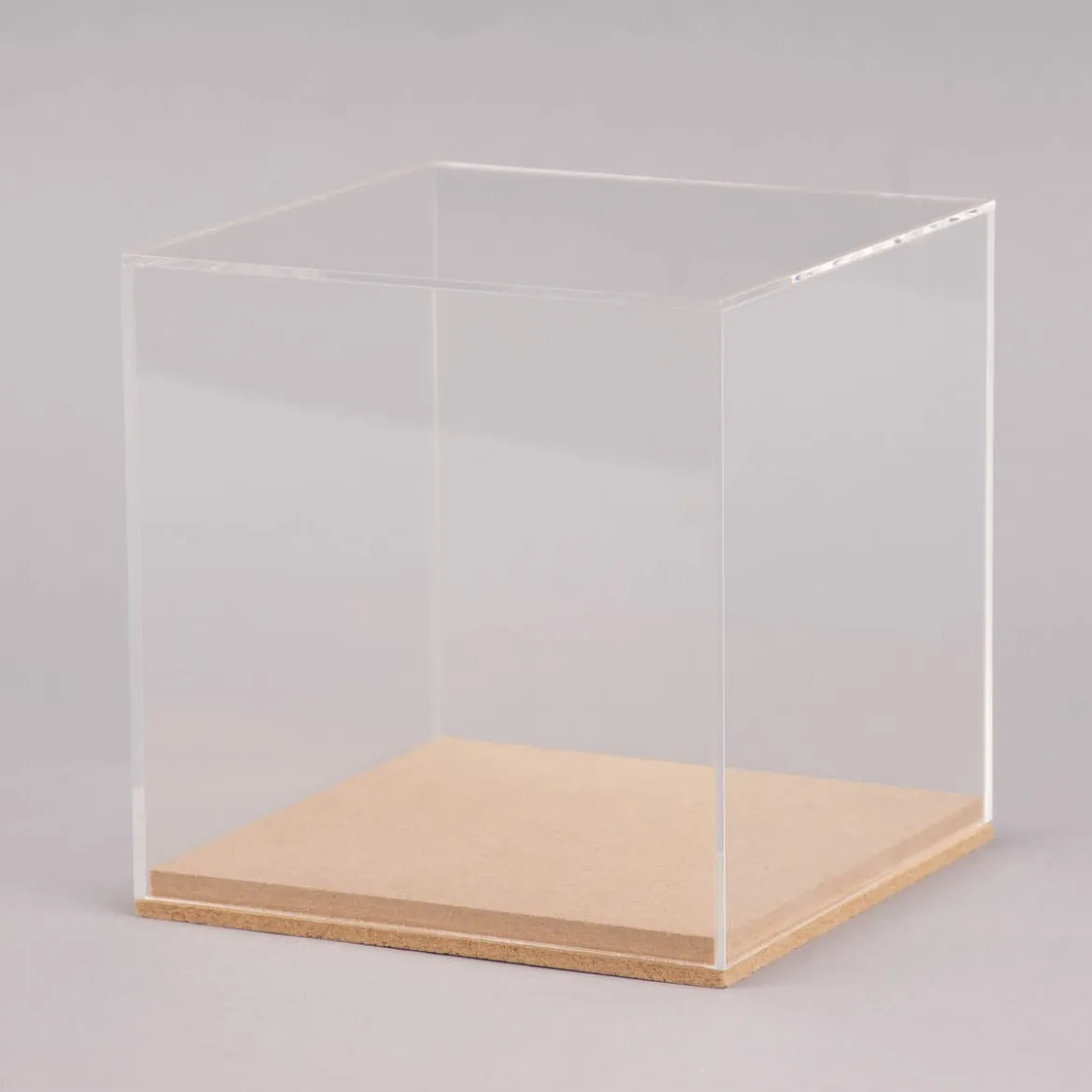Rico Design Dekohaube Würfel Kunststoff Holz 12,5x12,5x13cm