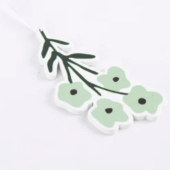 Rico Design Dekohänger Blume Holz grün mint 17cm