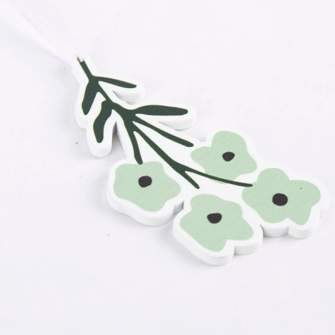 Rico Design Dekohänger Blume Holz grün mint 17cm