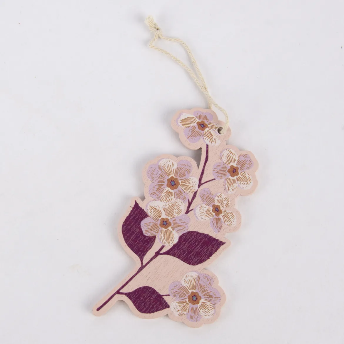 Rico Design Dekohänger Blume mauve rosa 5x10cm