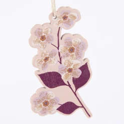 Rico Design Dekohänger Blume mauve rosa 5x10cm