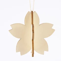 Rico Design Dekohänger 3D Steckblüten Holz natur 3 Stück