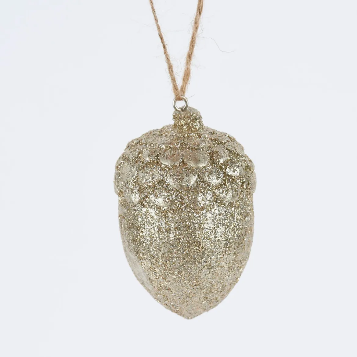 Rico Design Dekohänger Eichel Kunststoff goldfarben 5x8,5cm
