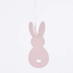 Rico Design Dekohänger Osterhase Holz 2 Stück rosa
