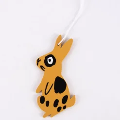 Rico Design Dekohänger Osterhase gefleckt Holz braun schwarz 16cm
