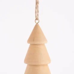 Rico Design Dekohänger Tannenbaum mit Glocke natur 22x4cm