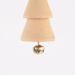 Rico Design Dekohänger Tannenbaum mit Glocke natur 22x4cm