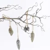 Rico Design Dekohänger Zapfen groß Kunststoff goldfarben 3x8,5cm