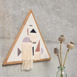 Rico Design Dekostickrahmen Dreieck Holz 27,5x24cm