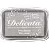 Rico Design Delicata großes Stempelkissen silber 9,5x6,5cm