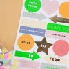 Rico Design DIY Card Bunny Hop mint gold 3 tlg.