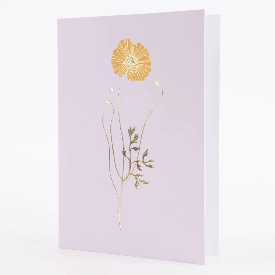 Rico Design DIY Card Goldmohn flieder 12,5x17,6cm