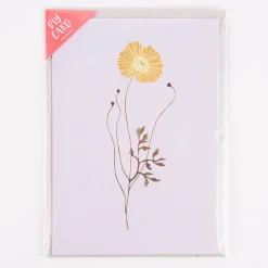 Rico Design DIY Card Goldmohn flieder 12,5x17,6cm