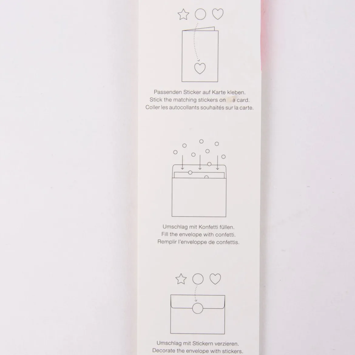 Rico Design DIY Card Hasen im Feld rosa gold 3 tlg.