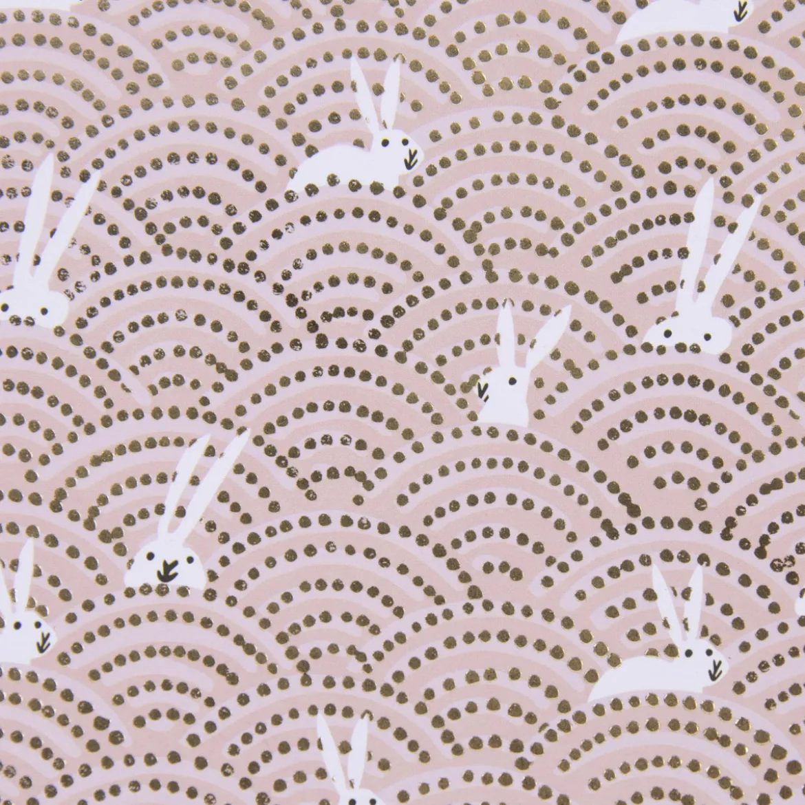 Rico Design DIY Card Hasen im Feld rosa gold 3 tlg.