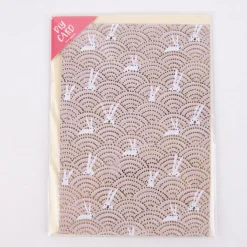 Rico Design DIY Card Hasen im Feld rosa gold 3 tlg.