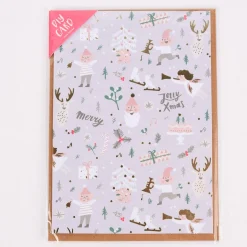 Rico Design DIY Card Jolly Christmas pastell 12,5x17,6cm