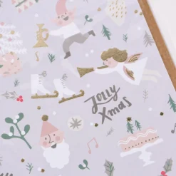 Rico Design DIY Card Jolly Christmas pastell 12,5x17,6cm