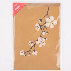 Rico Design DIY Card Kirschblüte ocker 12,5x17,6cm
