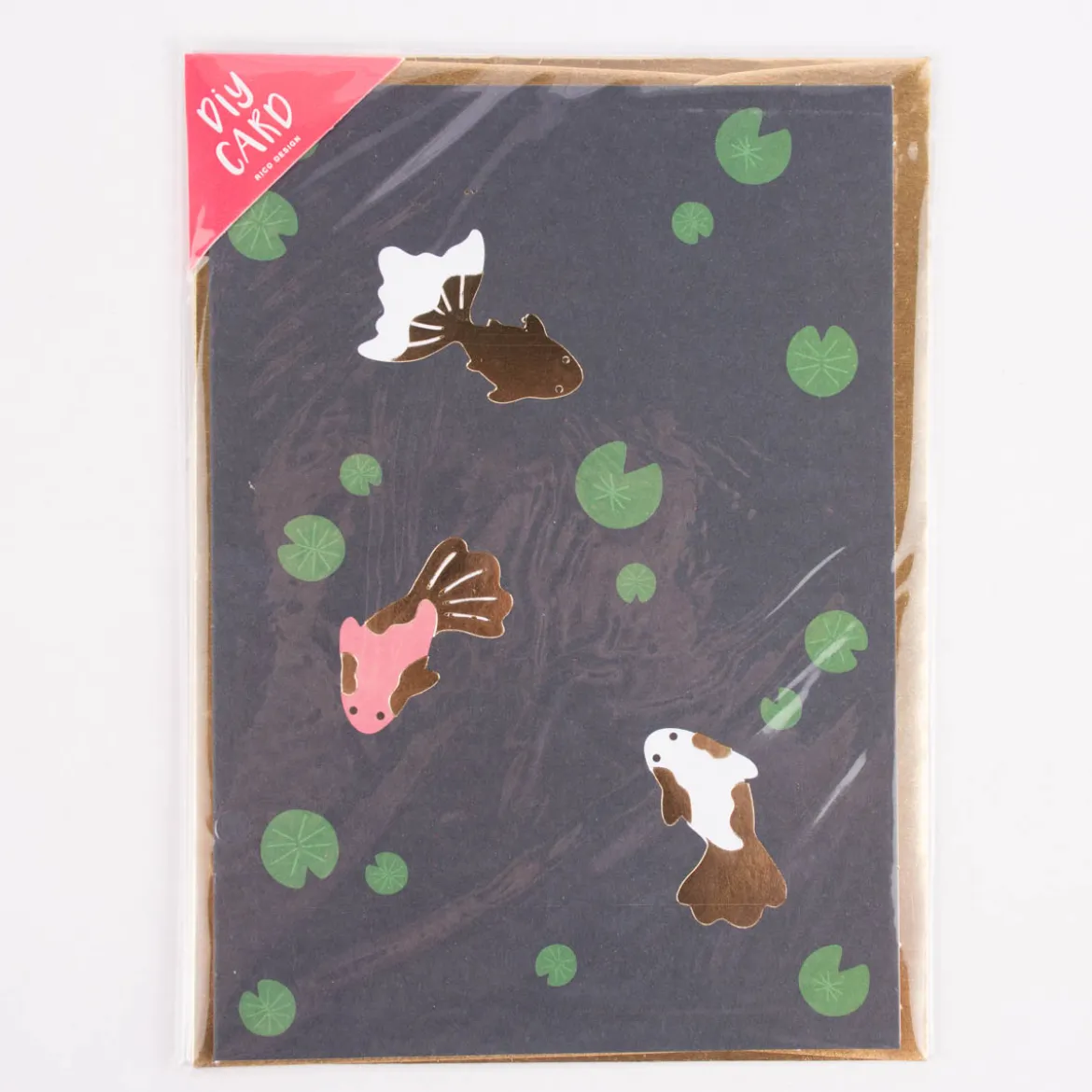 Rico Design DIY Card Kois dunkelblau 12,5x17,6cm