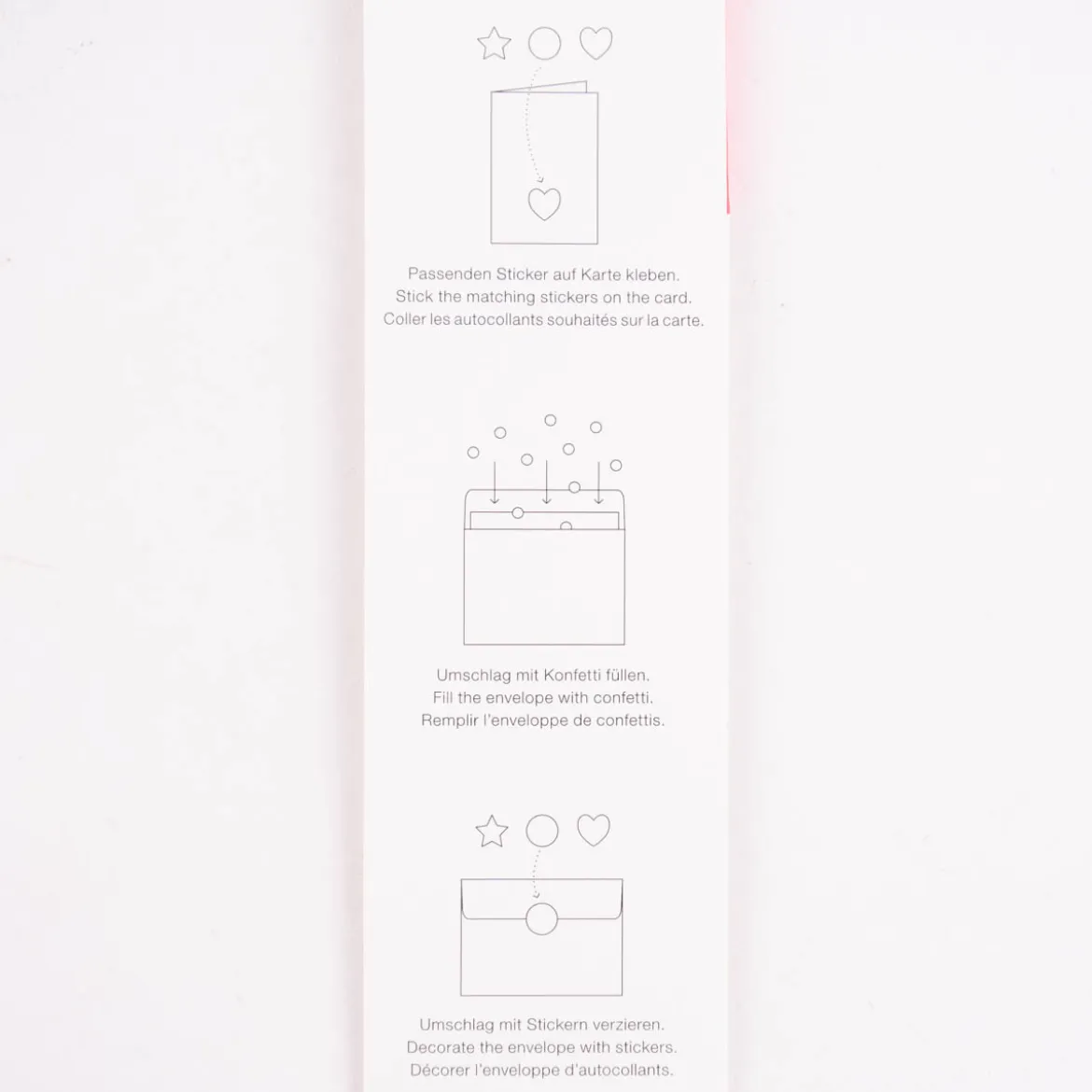 Rico Design DIY Card Kois dunkelblau 12,5x17,6cm