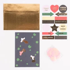 Rico Design DIY Card Kois dunkelblau 12,5x17,6cm