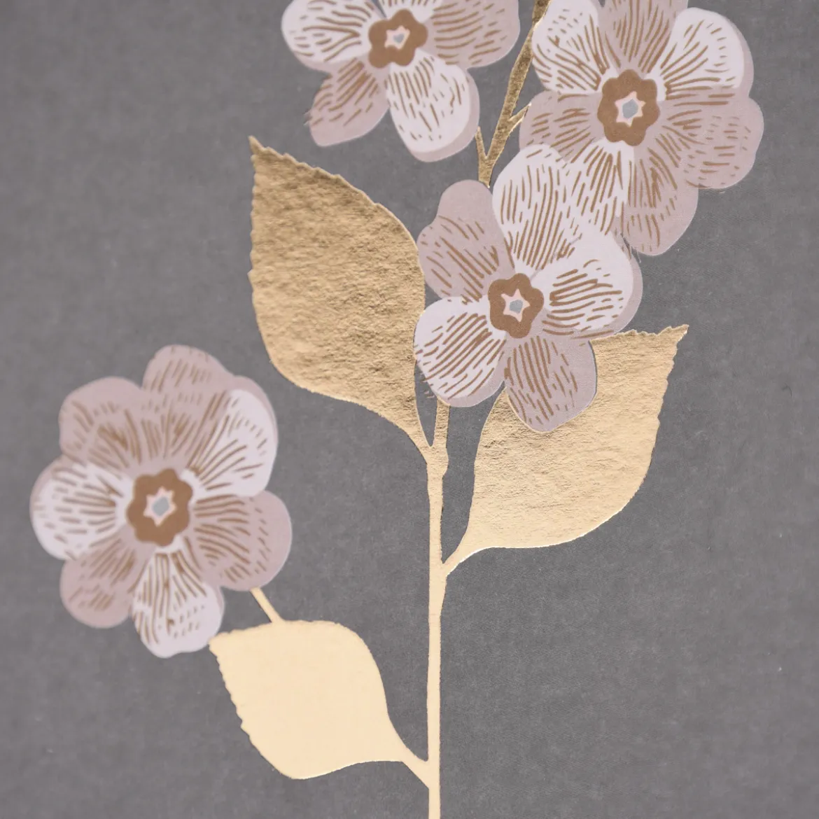 Rico Design DIY Card Magnolie dunkelgrau 12,5x17,6cm