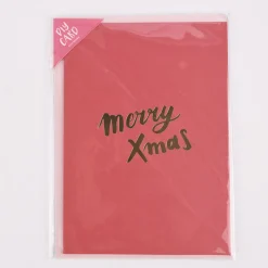 Rico Design DIY Card Merrry Christmas rot 12,5x17,6cm