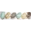 Rico Design Eier-Anhänger Ostereier mit Federn Pastell Mix 6Stk