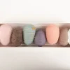 Rico Design Filzeier rosa blau 6er Set 6 x 4 cm