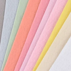 Rico Design Filzplatten Set Pastell 20x30cm 10 Platten verschiedenfarbig