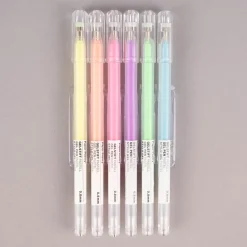 Rico Design Gelstifte Set Regenbogen Pastell 0,8mm 6 Farben