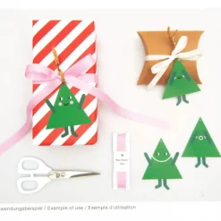 Rico Design Geschenkanhänger Tannenbaum 8 Stück 8x10cm