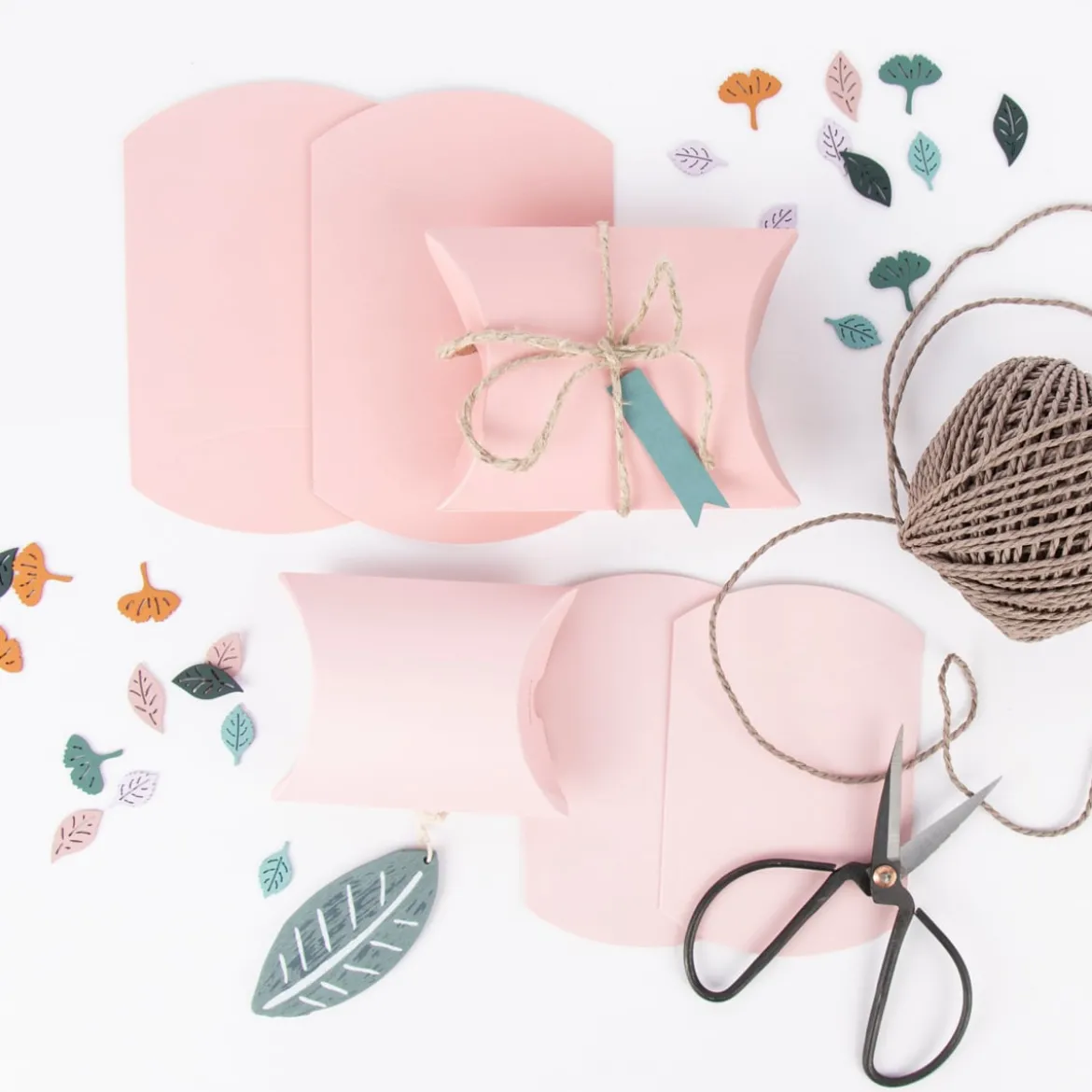 Rico Design Geschenkschachteln Mix Rosa 6 Stück verschieden groß