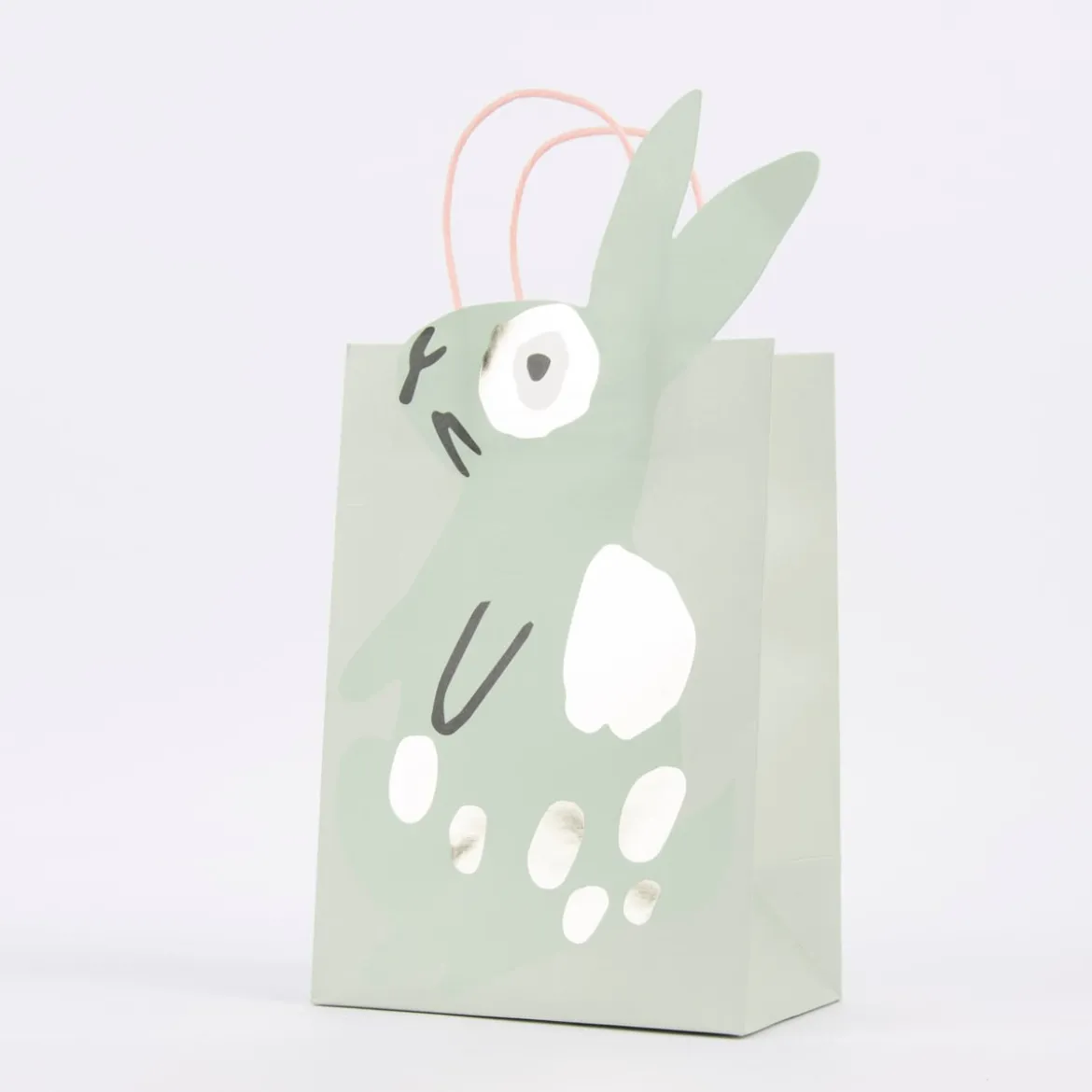 Rico Design Geschenktasche Hase mint 18x35,5x12cm