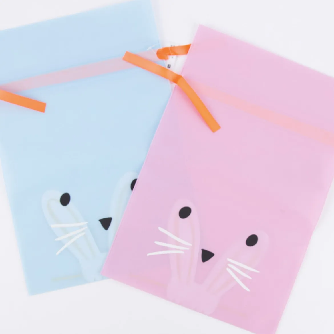 Rico Design Geschenktüte Hase rosa 30x45cm