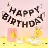 Rico Design Girlande Happy Birthday Papier 5 Meter verschiedene Farben