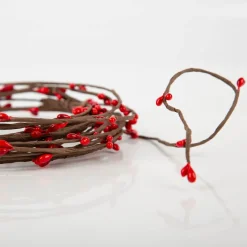 Rico Design Girlande mit roten Beeren 10 Stränge á 65cm