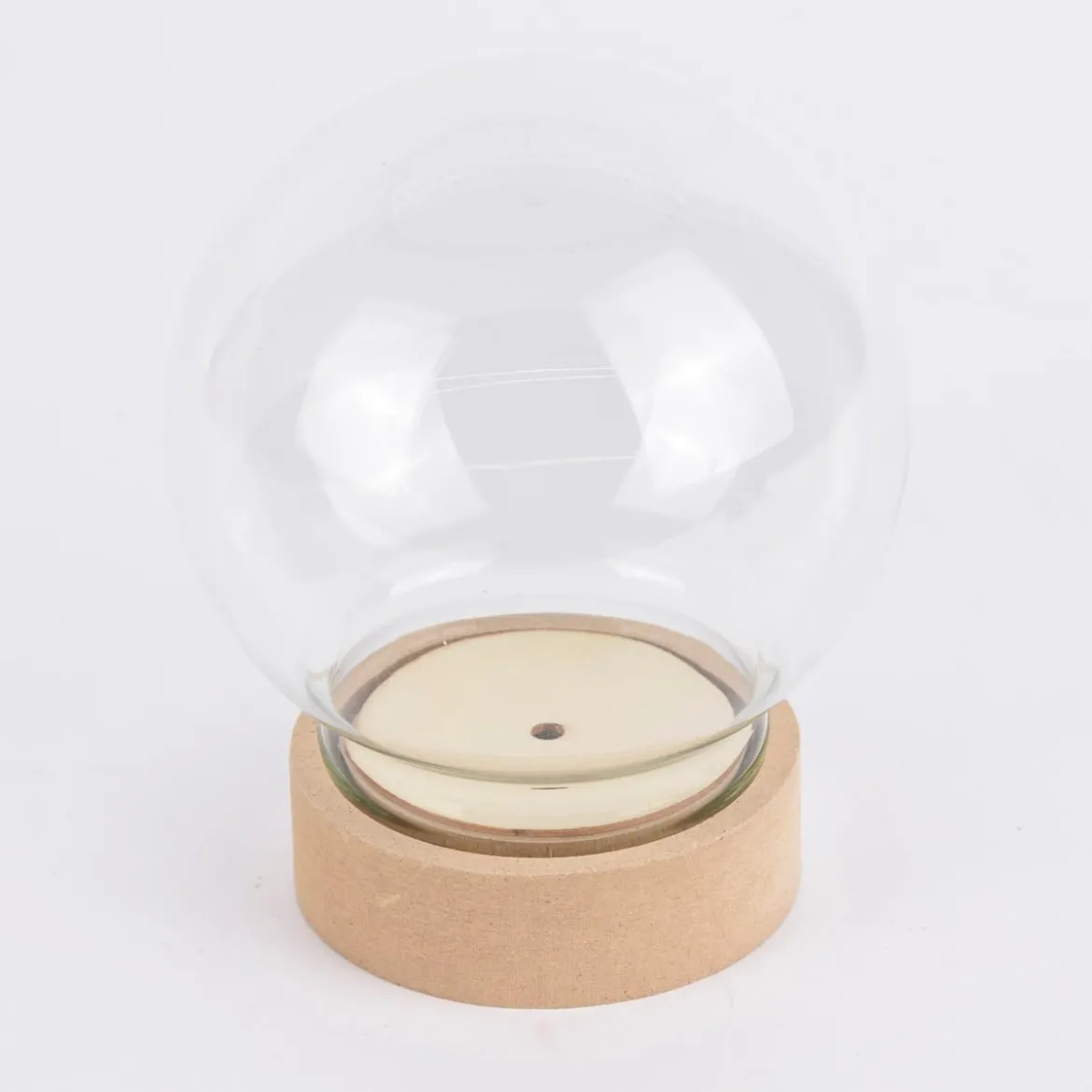 Rico Design Glasdekohaube mit Sockel 13x15cm