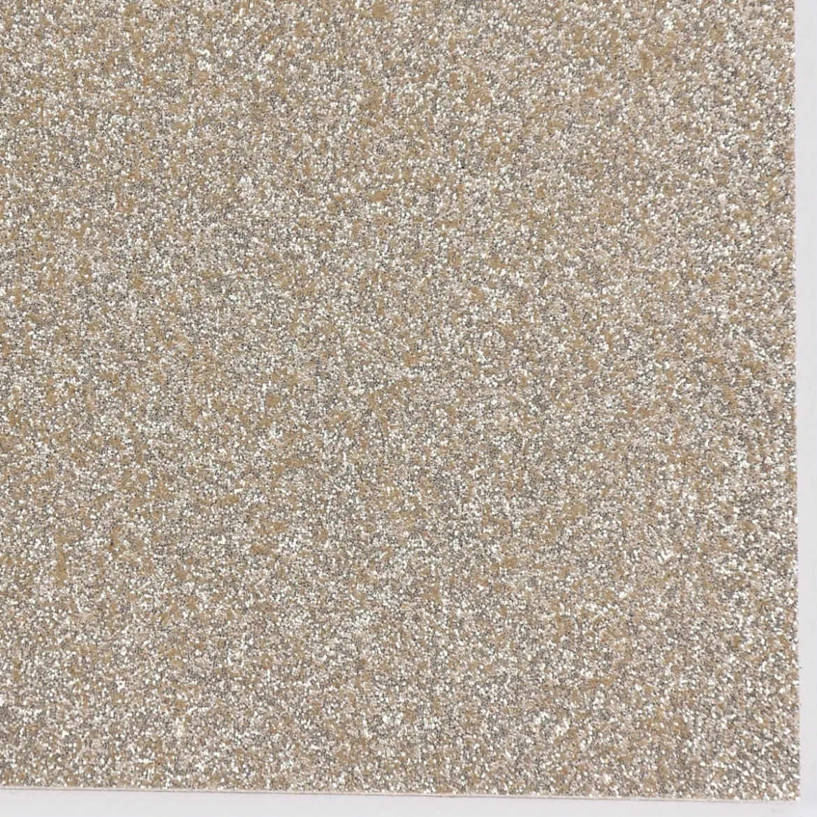 Rico Design Glitterpapierblock Glamour Mix DIN A4 10 Blatt verschiedene Farben 21x29,5cm