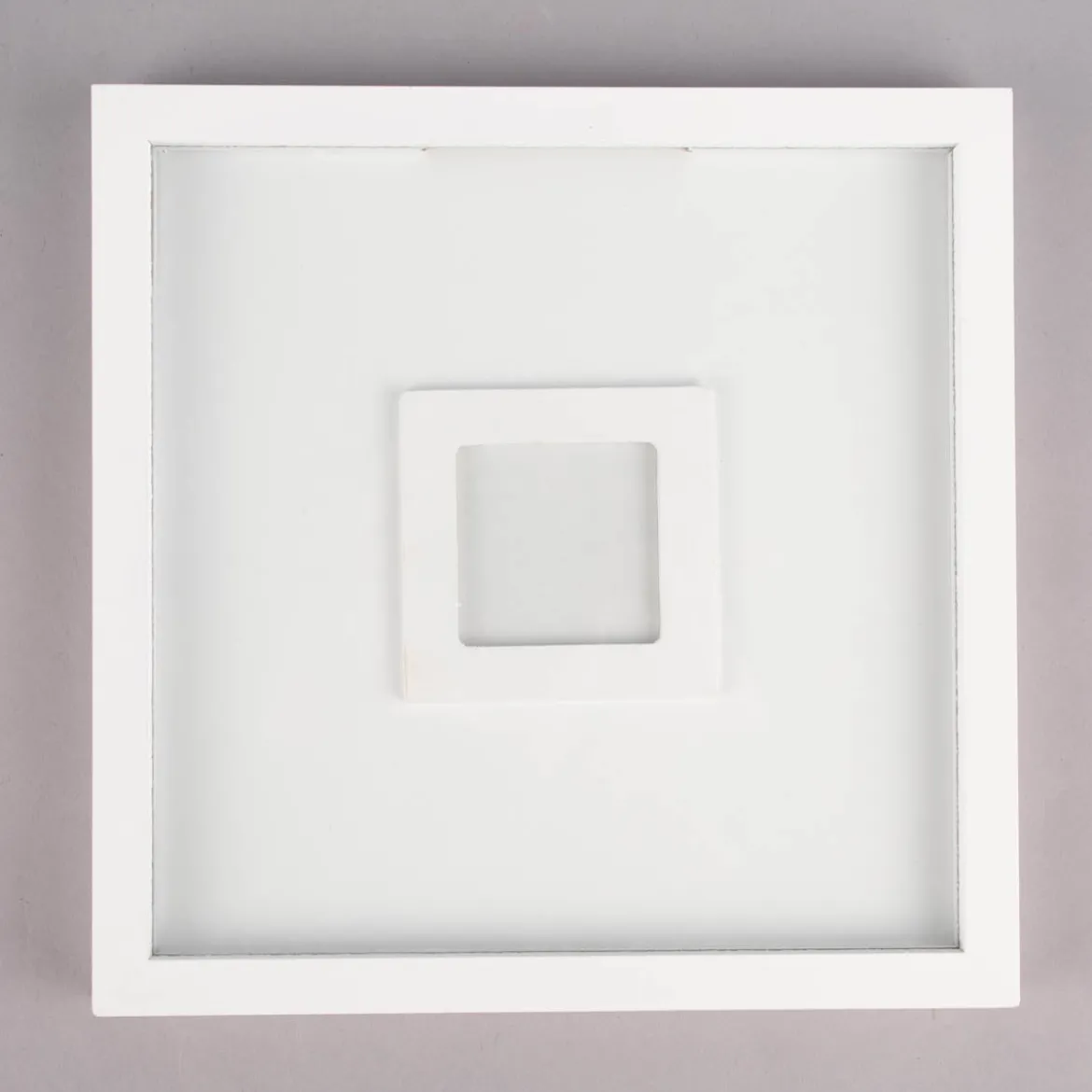 Rico Design Gästebuch Rahmen Holz weiß 20x20x2cm