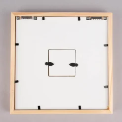 Rico Design Gästebuch Rahmen Holz natur 20x20x2cm