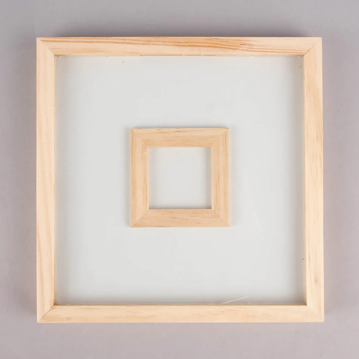Rico Design Gästebuch Rahmen Holz natur 20x20x2cm