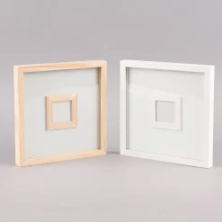 Rico Design Gästebuch Rahmen Holz natur 20x20x2cm
