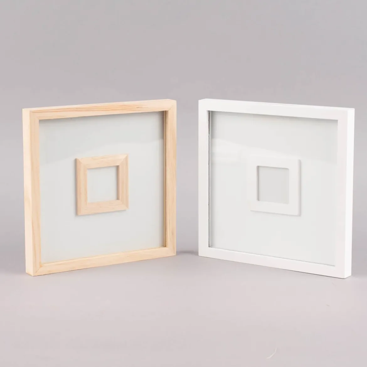 Rico Design Gästebuch Rahmen Holz natur 20x20x2cm