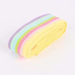 Rico Design Gurtband Streifen schmal bunt 2m Breite: 4cm