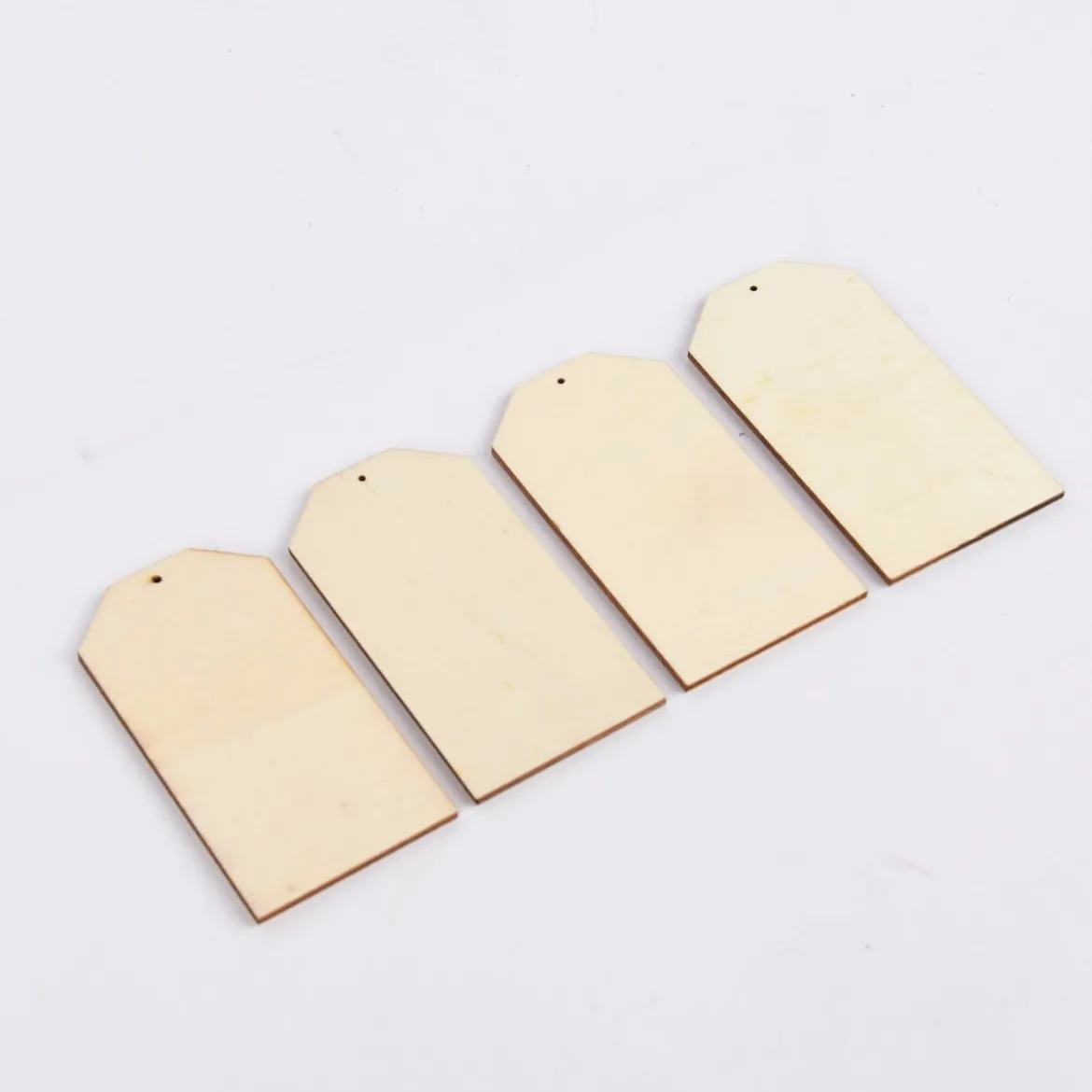 Rico Design Holzdeko Set Schild 4teilig 9,5x5cm